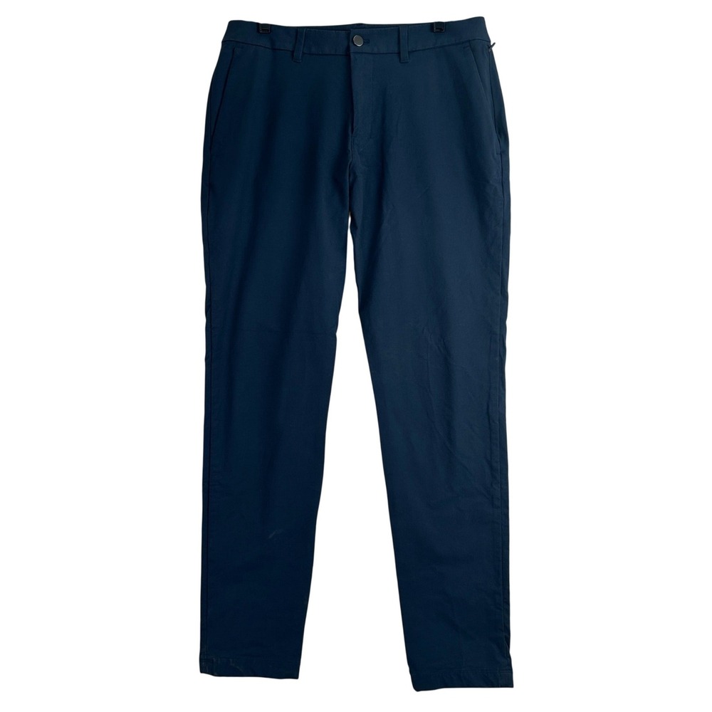 Lululemon Commission Slim Fit Pant Mens 33x32 Navy Blue Commuter Gorpcore
